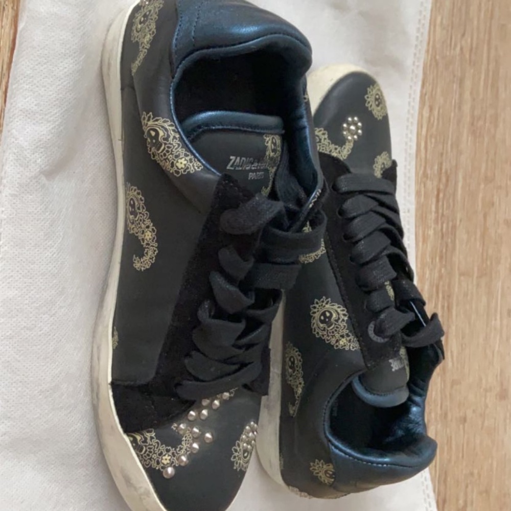 Black Zadig and Voltaire Tennis Shoes
